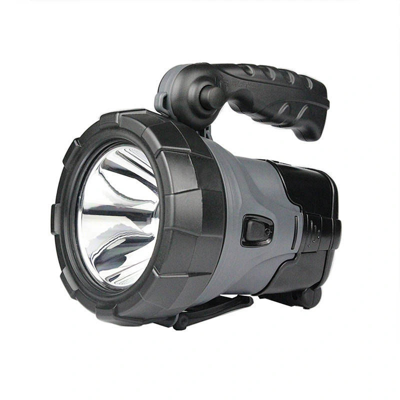 10W Solar power camping torch 2400mAh rechargeable lithium battery long range led flashlight