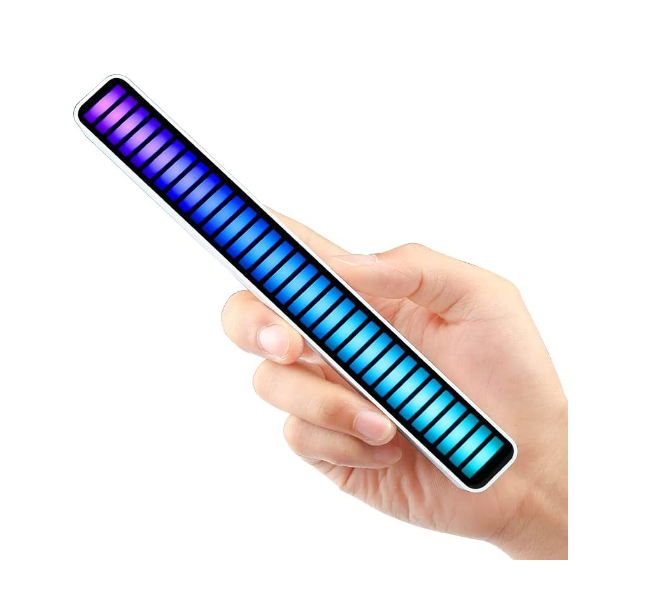 Colorful music rhythm night light custom club car 32 LED RGB type C sound control lights