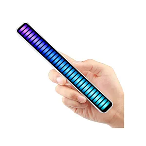 Colorful music rhythm night light custom club car 32 LED RGB type C sound control lights