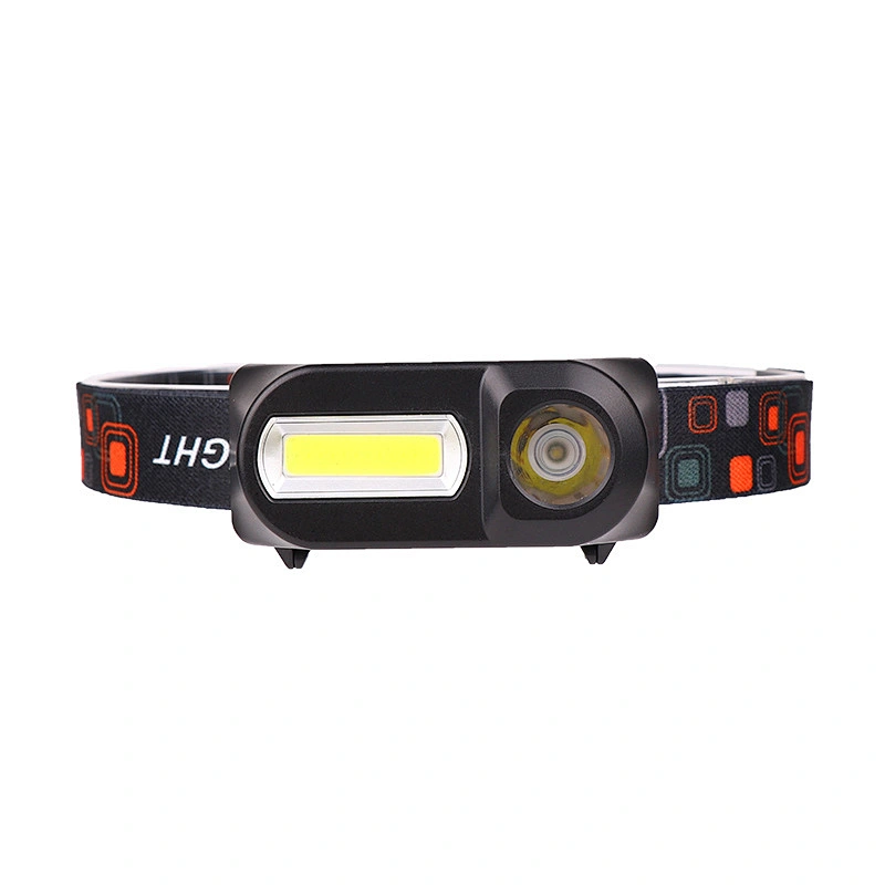 COB+XPE usb rechargeable emergency headlight 6 modes motion sensor led headlamp for fishing