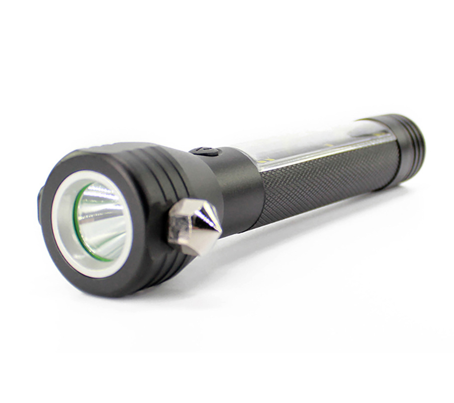 Multi-function LED flashlight powerful USB rechargeable LED torch flashlight bright