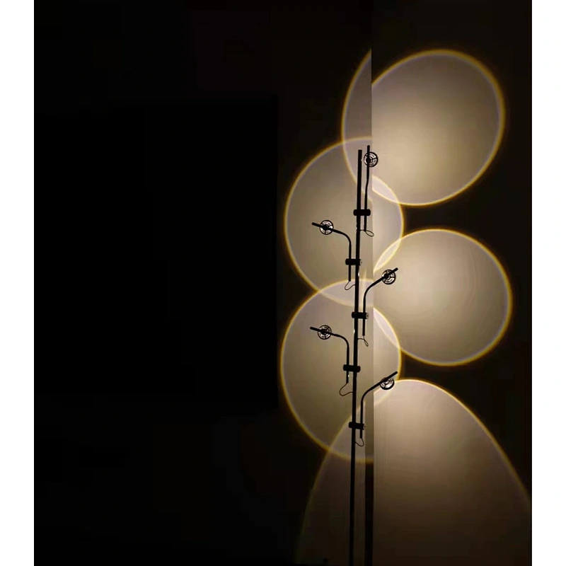 Modern style metal floor lamp LED simple triangle floor long stylish for bedroom living room