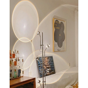 Modern style metal floor lamp LED simple triangle floor long stylish for bedroom living room