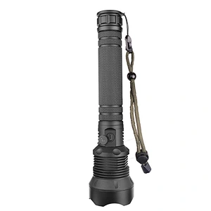 XHP70 high quality USB rechargeable flashlight LED custom 90000 lumens super bright zoomable