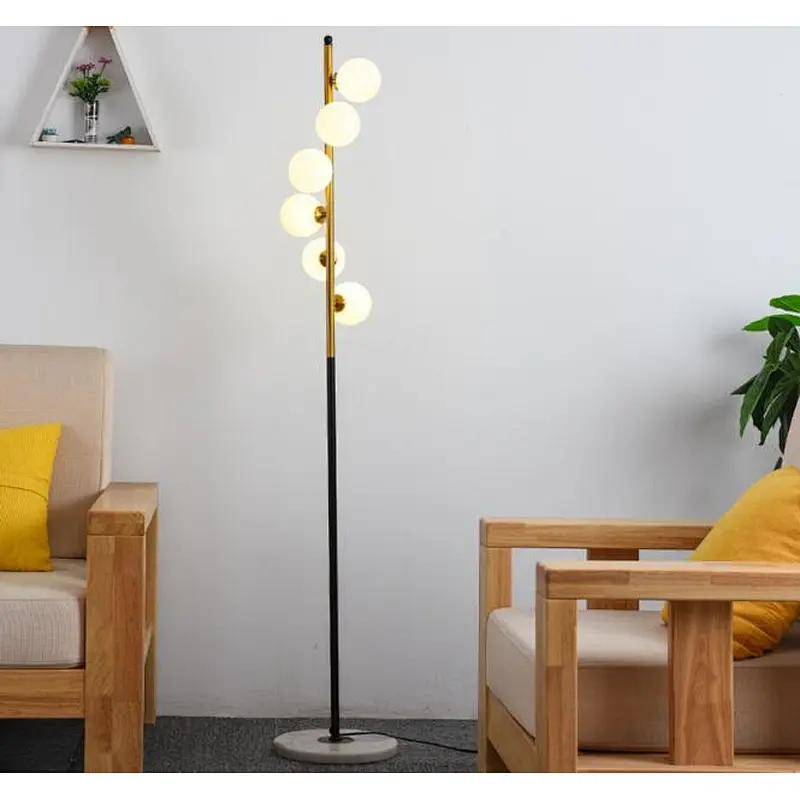 Customized saturn floor lamp modern hotel bedroom bedside standing for interior decoration