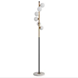 Customized saturn floor lamp modern hotel bedroom bedside standing for interior decoration