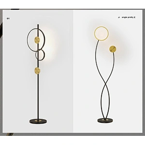 Quality choice nordic floor lamps for living room for indoor bedroom modern LED stand lamp
