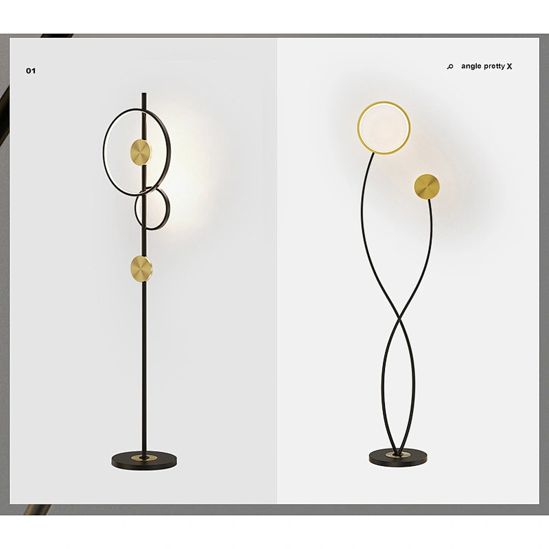Quality choice nordic floor lamps for living room for indoor bedroom modern LED stand lamp
