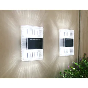 Simple solar outdoor wall RGB decorative waterproof IP65 LED out lights fence light
