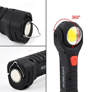 Flashlight remote working LED portable COB color 360 easy-taking emergency necessities work light