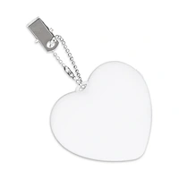 Custom mini heart shape battery powered night light portable LED touch hand bag light