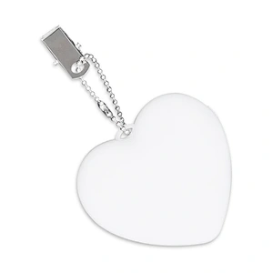 Custom mini heart shape battery powered night light portable LED touch hand bag light