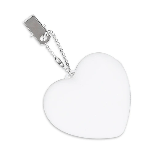 Custom mini heart shape battery powered night light portable LED touch hand bag light
