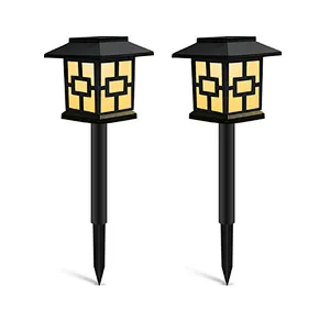 Pathway yard LED light solar powered lights garden landscape smart security