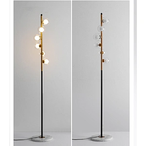 Customized saturn floor lamp modern hotel bedroom bedside standing for interior decoration