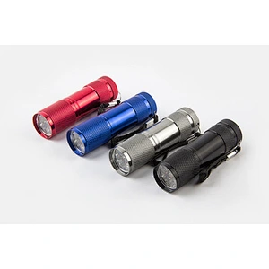 9LED multi function black flashlight torch aluminum uv led mini flashlights for dog urine and bed bug