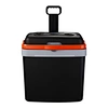Evercool CE RoHS GS 33L Grey Thermoelectric Cooler And Warmer Eco Mode Camping Car Portatil Mini Fridge With Puller And Wheels