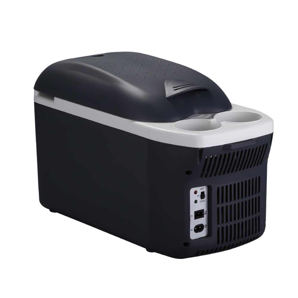 EVERCOOL 220V AC DC 8L Portable Electric Camping Cooling Heating Cool Heat Mini Car Cooler Fridge Refrigerator Box 12V