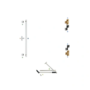 NPKC-01 Inswing Casement Window Hardware System with Fork Handle