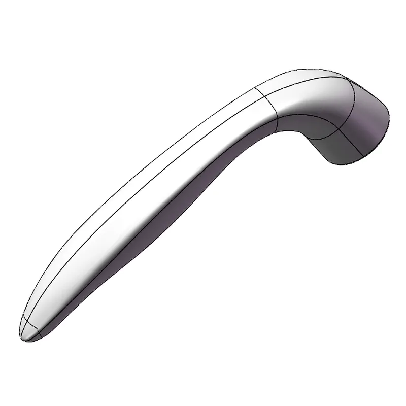 BS-E15 Zinc Alloy Casement Window Spindle Handle