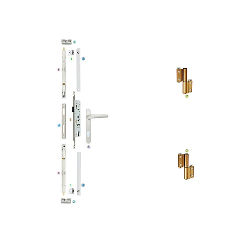 PKM-01 Aluminum Casement Door Hardware Swing Door Parts