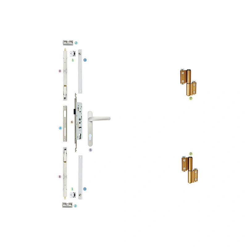 PKM-01 Aluminum Casement Door Hardware Swing Door Parts