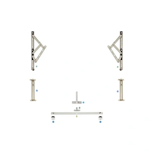 XXC-01 Outswing Awning Window Hardware System Multi-point Lock Awning Window Parts