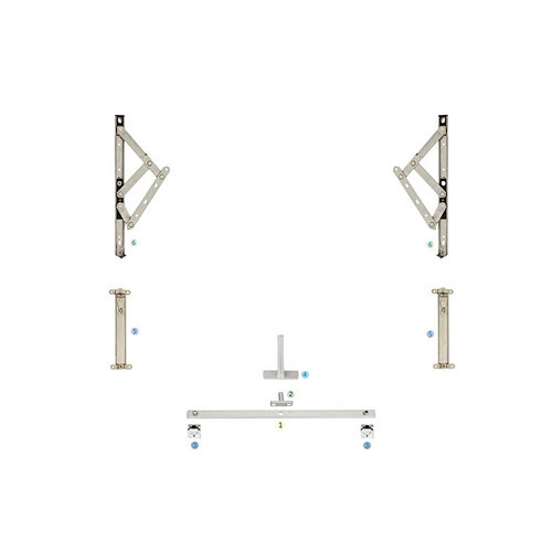 XXC-01 Outswing Awning Window Hardware System Multi-point Lock Awning Window Parts