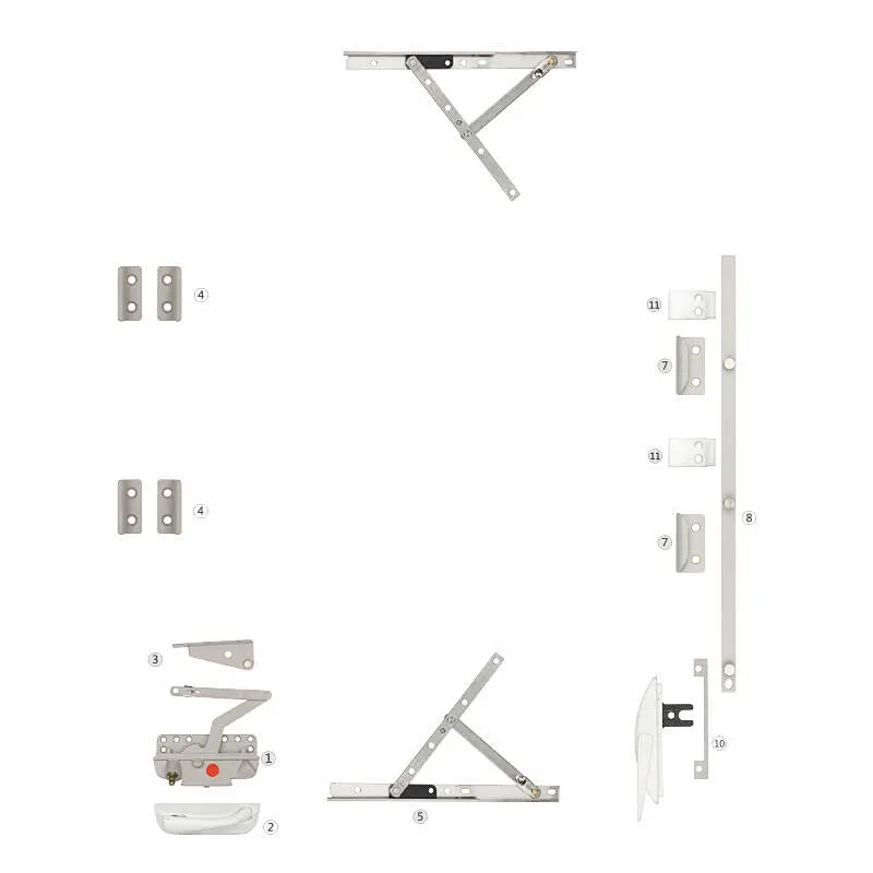 MS-PK-02 Casement Window Operator Single Arm Window Operator Replacement Parts