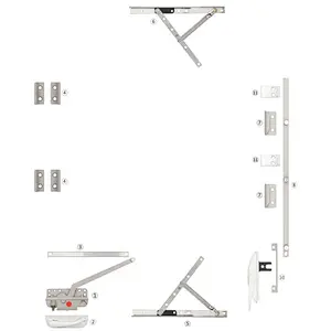 MS-PK-02 Casement Window Operator Single Arm Window Operator Replacement Parts