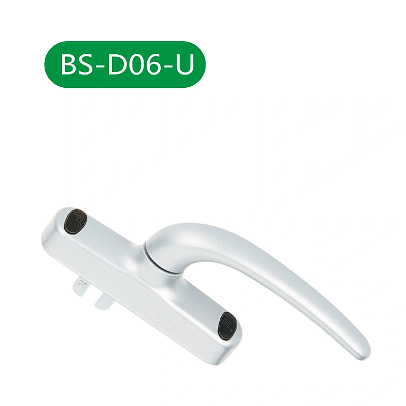 BS-D02-U double fork aluminum window handle for inside opening casement window