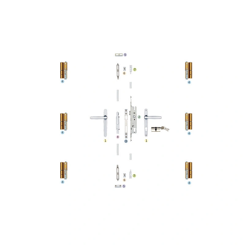 CX-D04 Two-way Bolt for Double Sash Casement Windows and Doors