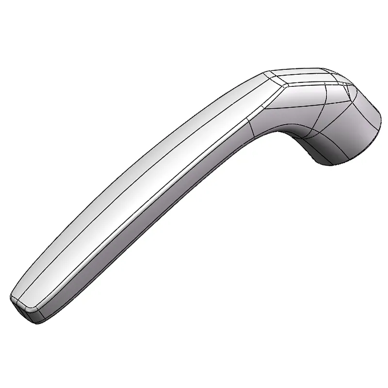 BS-E15 Zinc Alloy Casement Window Spindle Handle