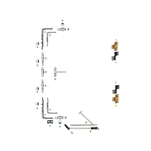 NPKC-02 Aluminum Casement Window Hardware System