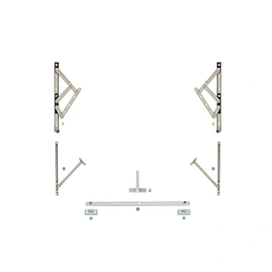 XXC-01 Outswing Awning Window Hardware System Multi-point Lock Awning Window Parts