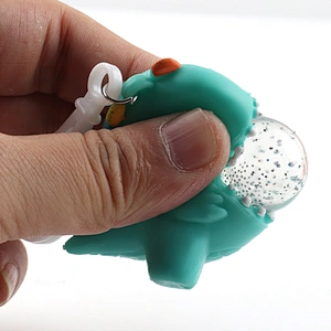 Soft Squishy Dino Keychain