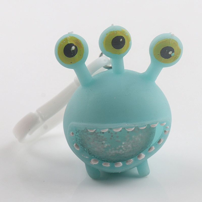 Cute Little Monster Squeeze Keyring