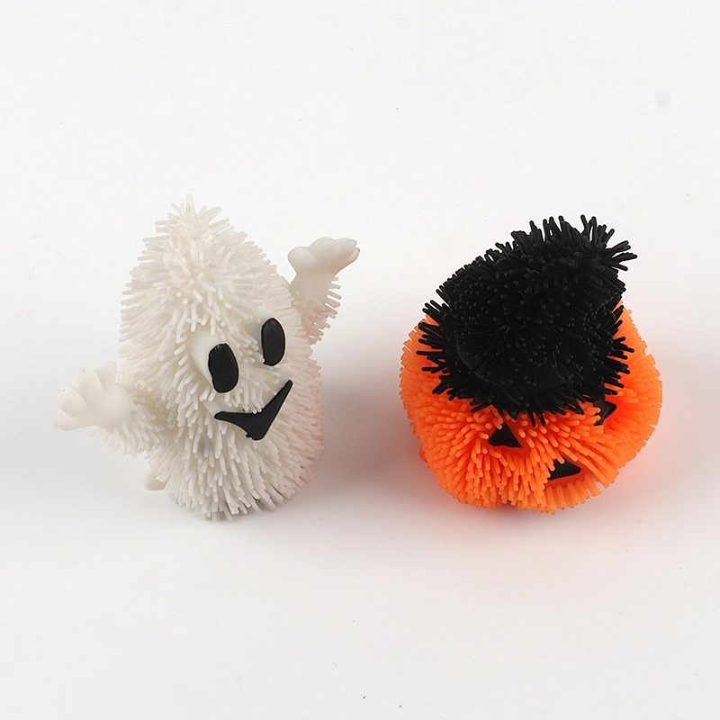 Light Up Halloween Puffer Ball Toy