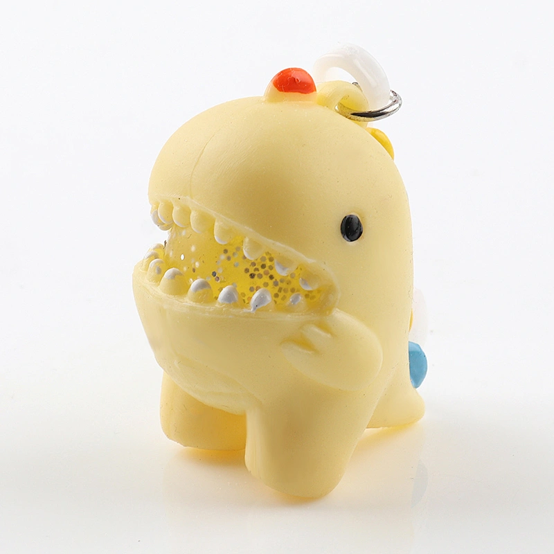 Soft Squishy Dino Keychain
