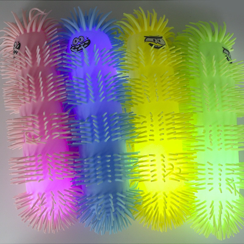 Light Up Large Puffer Caterpillar Toy