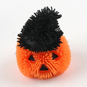Light Up Halloween Puffer Ball Toy