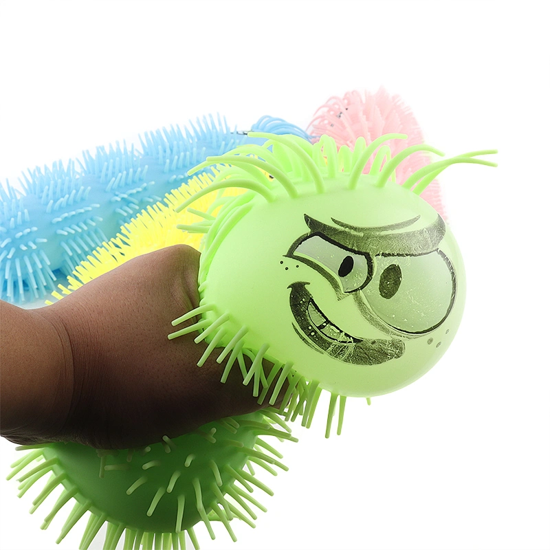 Light Up Large Puffer Caterpillar Toy