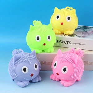 Flashing Squirrel Puffer Ball Toys