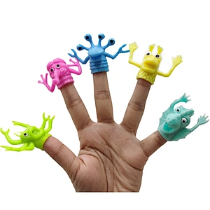 5 Style Monster Finger Puppet Toys