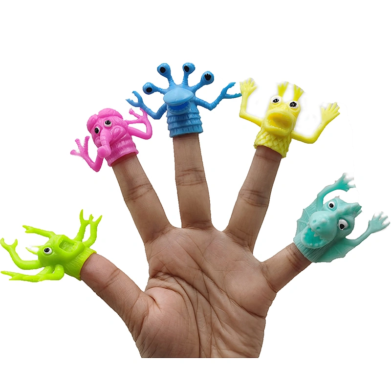 5 Style Monster Finger Puppet Toys