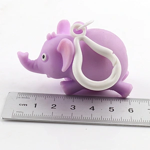 Mini Elephant Squeeze Keychain