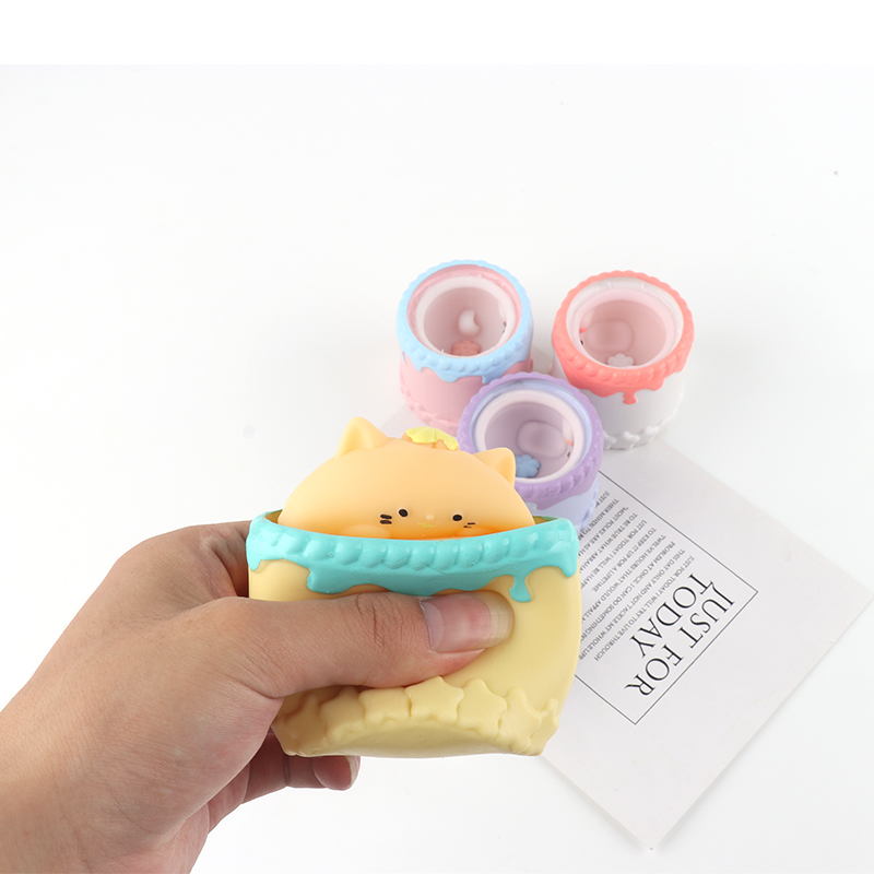 Cake cup squeeze toys