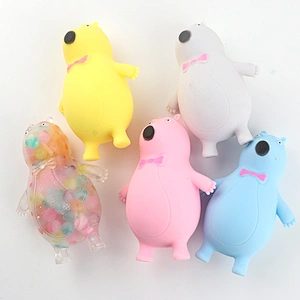 Tie bear squishy toys