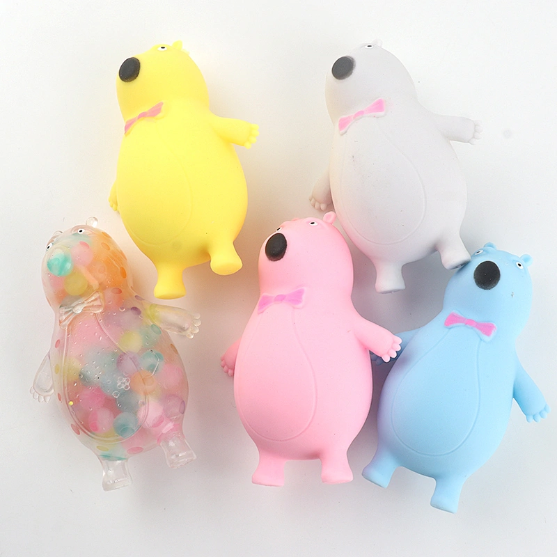 Tie bear squishy toys