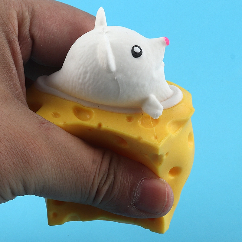 Cheese Mouse Cup Squeeze Toys